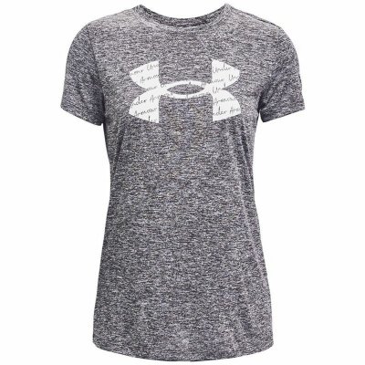 T-shirt med kortärm Dam Under Armour Tech Twist Grå (Storlek: S)