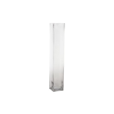 Vas DKD Home Decor Glas Transparent (10 x 10 x 60 cm)
