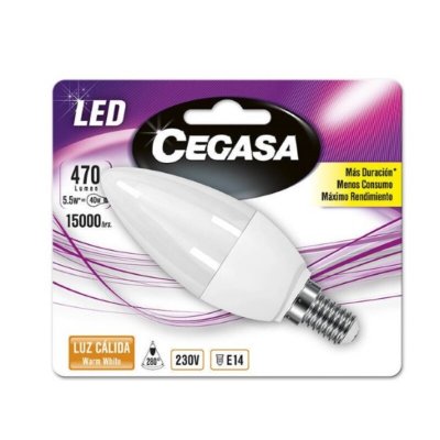 LED-lampa Ljus Cegasa E14 5,5 W A+