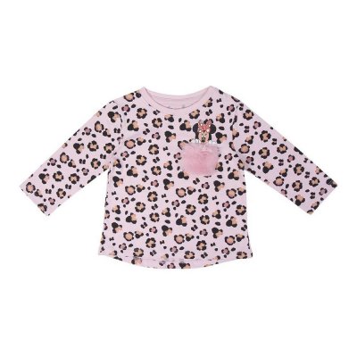 Långärmad t-shirt, Barn Minnie Mouse Rosa (Storlek: 18 månader)