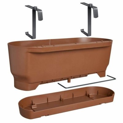 Kruka Elho Greenville Easy 21 x 52 x 19,5 cm Brun