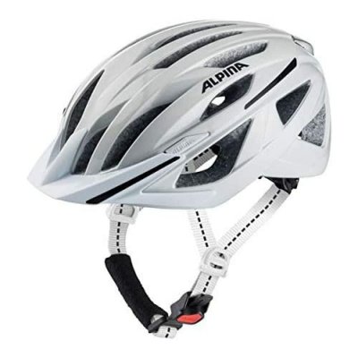 Cykelhjälm för vuxna Alpina 55-59 cm Vit LED Ljus (Renoverade A)