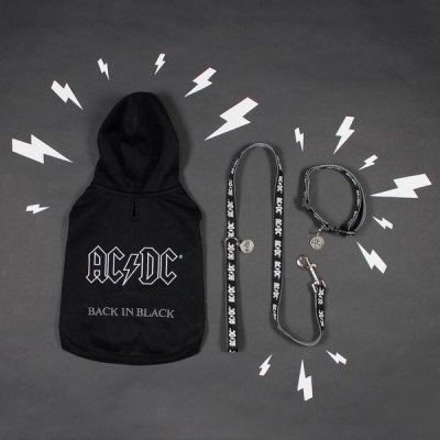Hundtröja ACDC S Svart