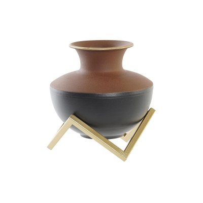 Vas DKD Home Decor Metall Multicolour Modern (17 x 16 x 17 cm)