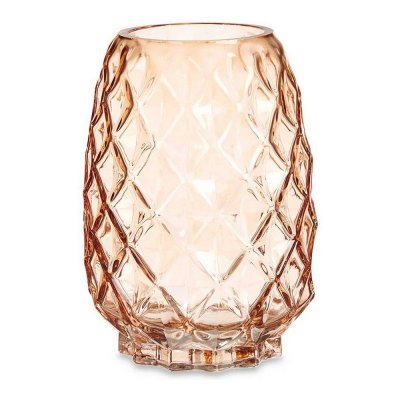 Vas Gravyr Romb Glas Koppar (13,5 x 19 x 13,5 cm)