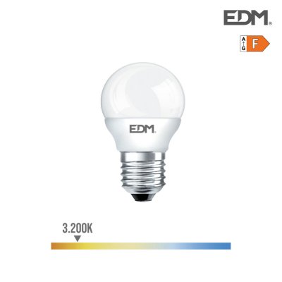 LED-lampa EDM 7 W E27 F 600 lm (4,5 x 8,2 cm) (3200 K)