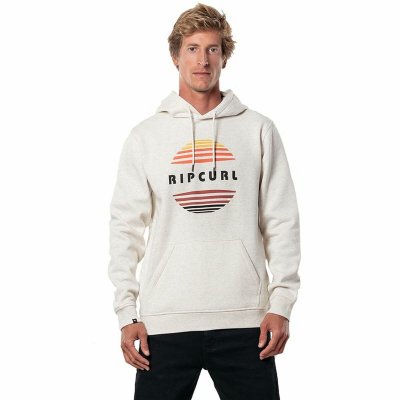 Tröja med huva Herr Rip Curl Mama Sunset Vit (Storlek: XL)