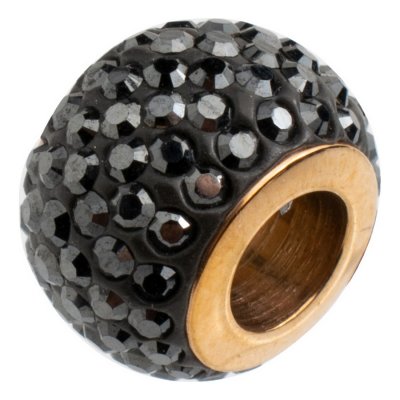 Pärlor Folli Follie 3P16 FRONE Svart (1 cm)