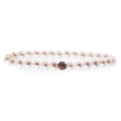 Damarmband Lancaster JLA-BR-SB-5-WH Purpur Vit Zirconer Sterlingsilver 16 mm