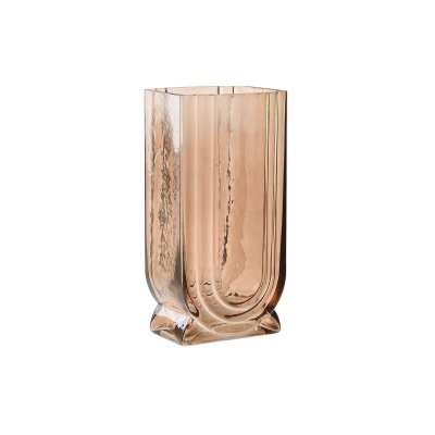 Vas DKD Home Decor Glas Terrakota n Modern (10 x 9 x 20 cm)