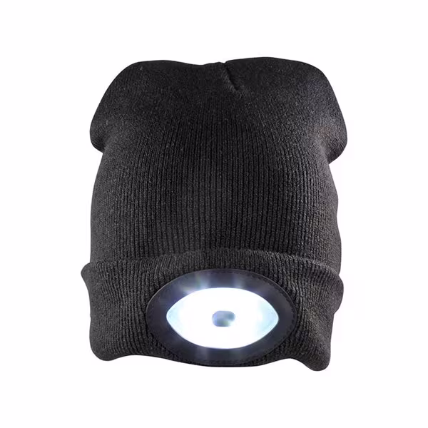 Stickad LED-Mössa