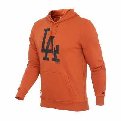 Tröja med huva Herr New Era MLB Seasonal Team Logo LA Mörk Orange (Storlek: XL)