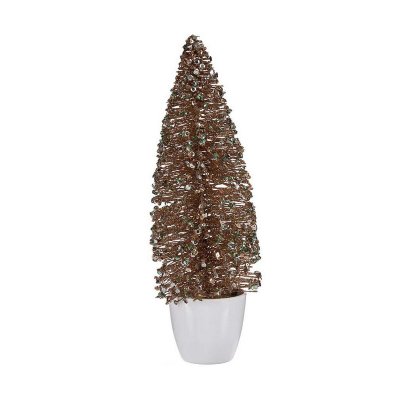Julgran Medium Mint Plast champagne (10 x 33 x 10 cm)