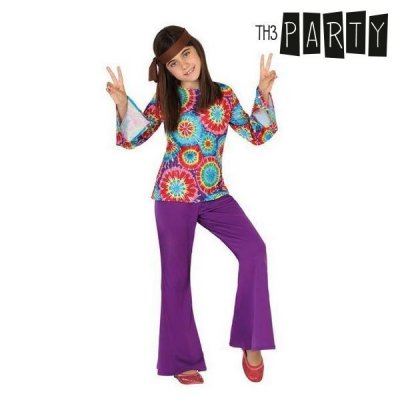 Maskeraddräkt för barn Hippie (3 Pcs) (Storlek: 3-4 år)
