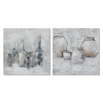 Tavla DKD Home Decor Vas (100 x 2,8 x 100 cm) (2 antal)