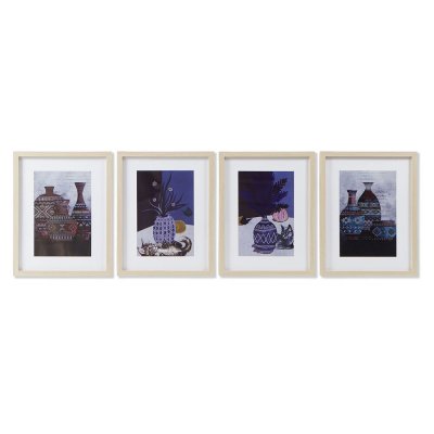 Tavla DKD Home Decor Vas (35 x 2 x 45 cm) (4 antal)