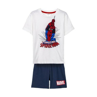 Set av kläder Spiderman Barn Vit (Storlek: 6 år)