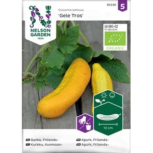 Fröer Nelson Garden Frilandsgurka Gele Tros Organic