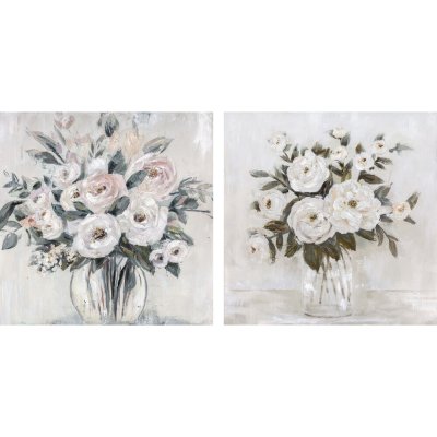 Tavla DKD Home Decor Vas (80 x 2,4 x 80 cm) (2 antal)