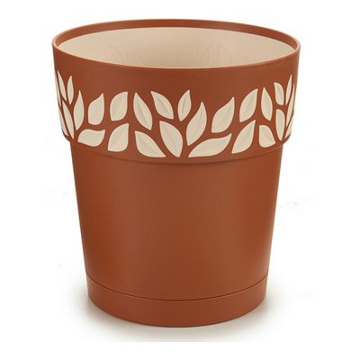 Kruka Cloe Brun Plast (15 x 15 x 15 cm)