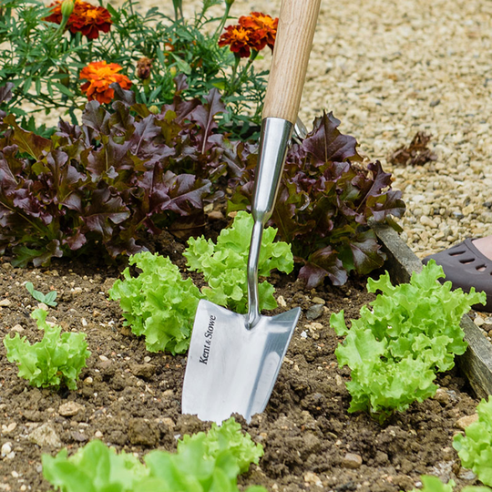 Planterspade med långt skaft