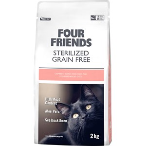 Kattmat Four Friends Grain Free Sterilized, 2 kg