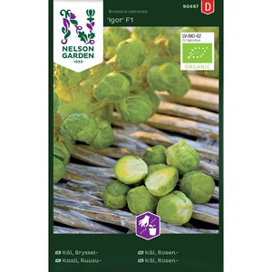 Fröer Nelson Garden Brysselkål Igor F1 Organic