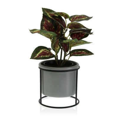 Kruka Versa Keramik Metall (13,5 x 12,5 x 13,5 cm)