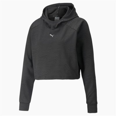 Tröja med huva Dam Puma Flawless Pullover W Svart (Storlek: M)