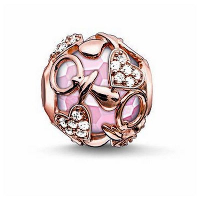 Dampärlor Thomas Sabo K015 (1,4 cm) (1,4 cm) (Färg: Silvrig)