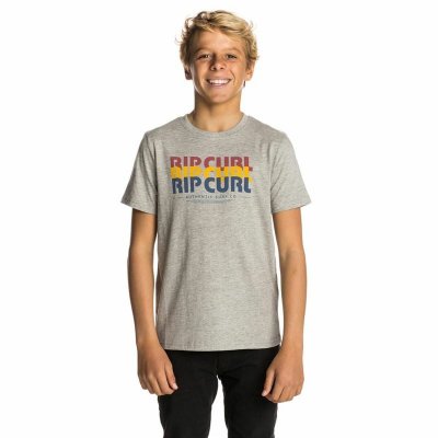 T-shirt med kortärm Barn Rip Curl Big Mama Grå (Storlek: 10 år)