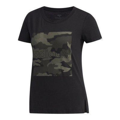 T-shirt med kortärm Dam Adidas Boxed Como Graphic Svart (Storlek: S)