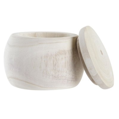 Keramikskål DKD Home Decor Ljusbrun Tropiskt (18 x 18 x 14 cm)