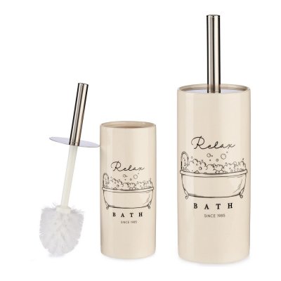 Toalettborste Relax Bath Keramik (9,6 x 32 x 9,6 cm)