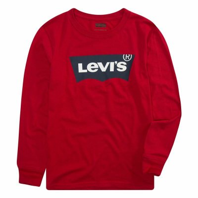 Långärmad t-shirt, Barn Levi's Batwing Röd (Storlek: 16 år)