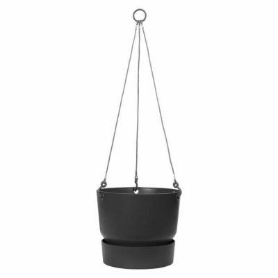 Kruka Elho Outdoor Svart Plast (Ø 23,9 x 20,3 cm)