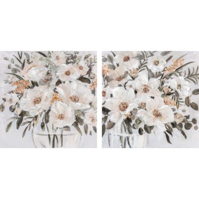 Tavla DKD Home Decor Vas (80 x 3,5 x 80 cm) (2 antal)