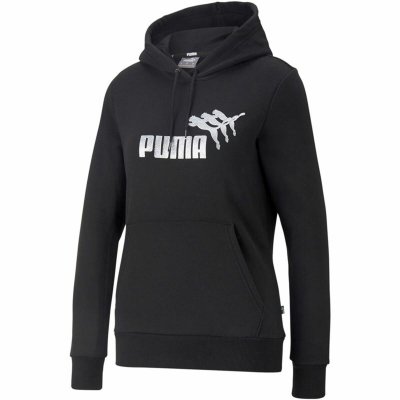 Tröja med huva Dam Puma Metallics Spark Svart (Storlek: M)