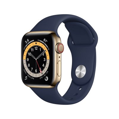 Smartklocka Apple Series 6 Gyllene