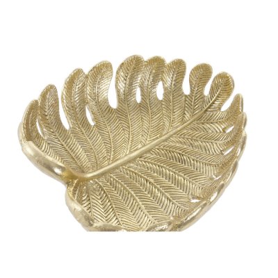 Bricka DKD Home Decor Gyllene Harts (18.5 x 17.3 x 5.4 cm) (18 cm)