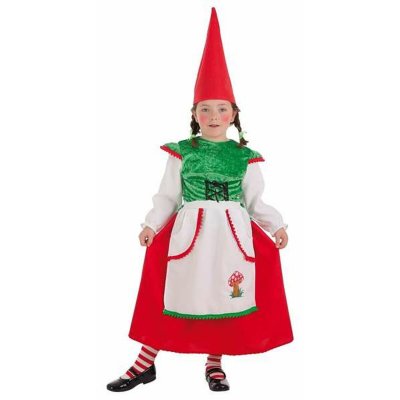 Maskeraddräkt för barn Gnom (Storlek: 5-7 år)