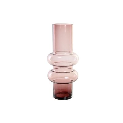 Vas DKD Home Decor Glas Purpur (12 x 12 x 29 cm)