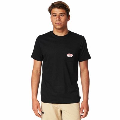 T-shirt med kortärm Herr Rip Curl Badge M (Storlek: S)