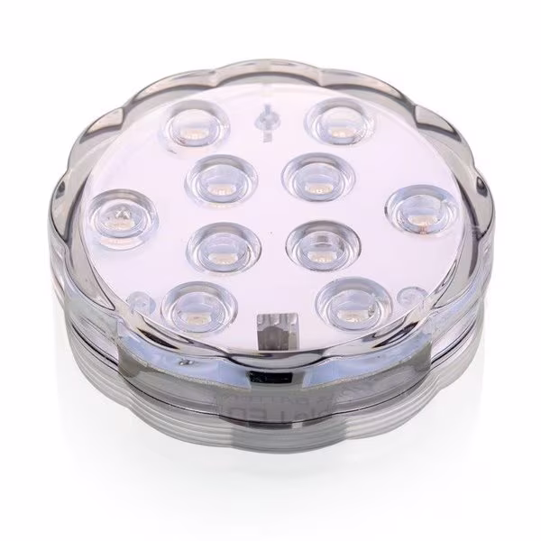 Vattentät LED-lampa med 16 färger