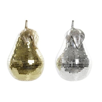 Discokula DKD Home Decor Speglar Harts Päron (13 x 12,5 x 21 cm) (2 antal)