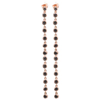 Dam örhängen Sif Jakobs E1003-BK-RG (10 cm)