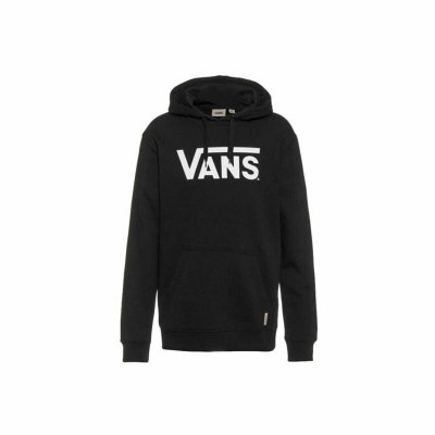 Tröja med huva Herr Vans Classic Svart (Storlek: S)