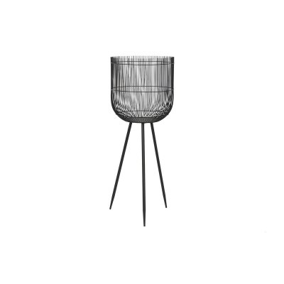Kruka DKD Home Decor Svart Metall (34,5 x 34,5 x 88 cm)