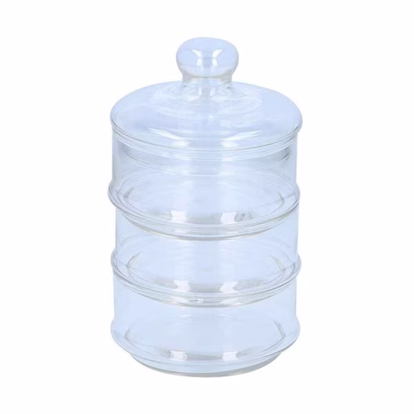 Alpina Stapelbar Burk med lock D12xh23cm