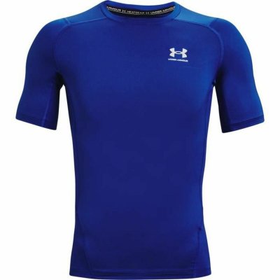 Sporttröja med ärmar Under Armour Blå (S)